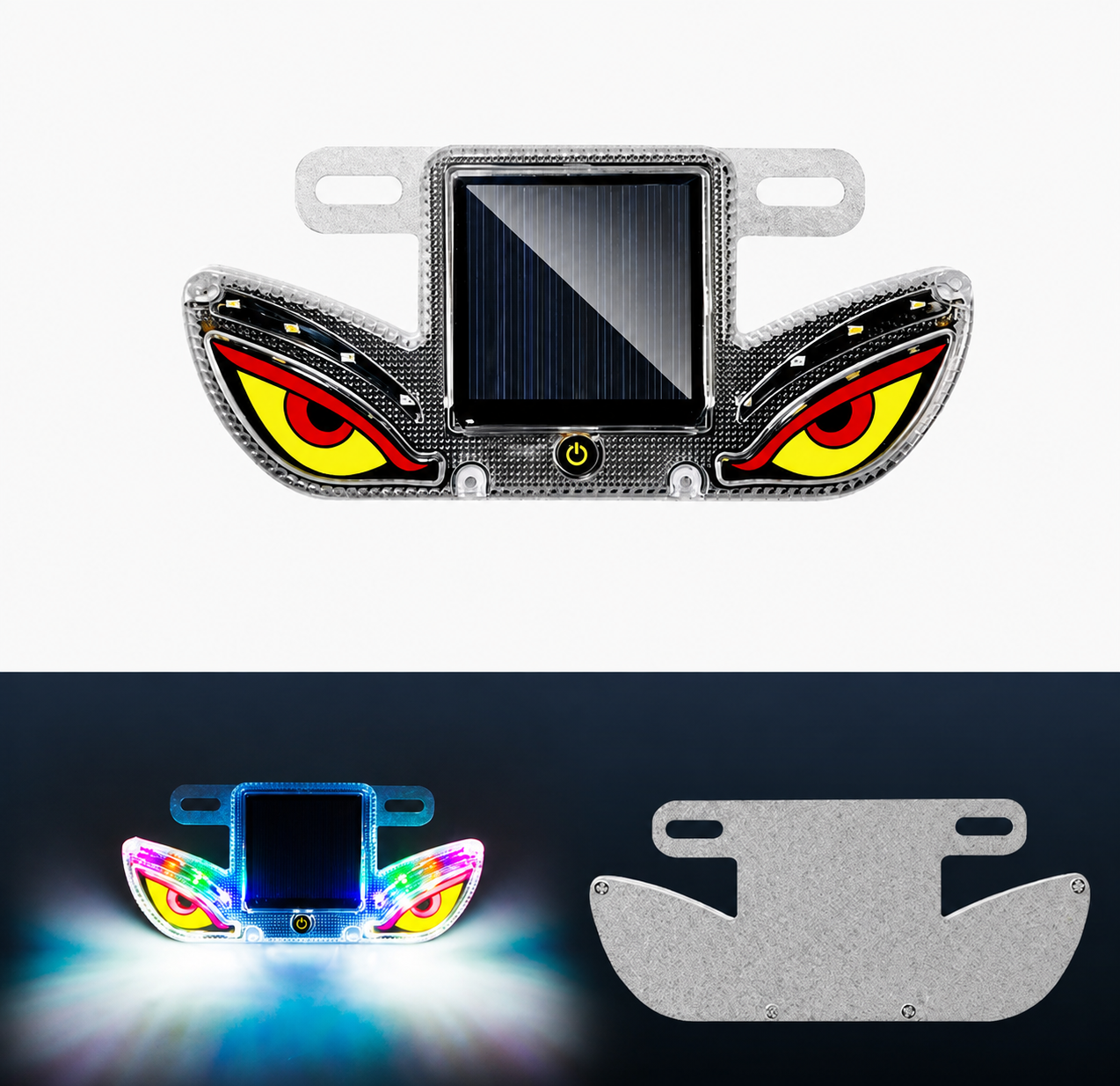 SolarEye™ - Universal Ηλιακό LED Πίσω Φως με Σχέδιο Ματιού