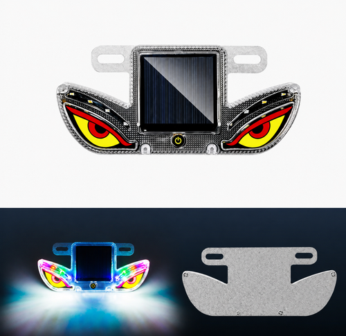 SolarEye™ - Universal Ηλιακό LED Πίσω Φως με Σχέδιο Ματιού