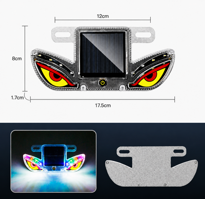 SolarEye™ - Universal Ηλιακό LED Πίσω Φως με Σχέδιο Ματιού