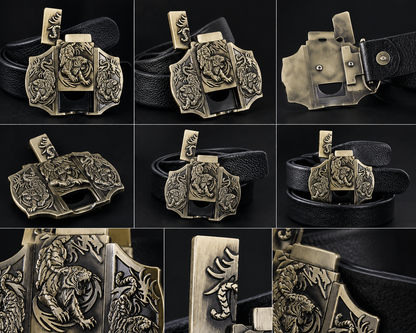 TigerLock™ - Τακτικό Ζωνάρι με Premium Αγκράφα Tiger Edition 130 cm