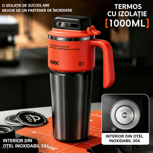 Avento™ - Premium Θερμική Κούπα 1000 ml