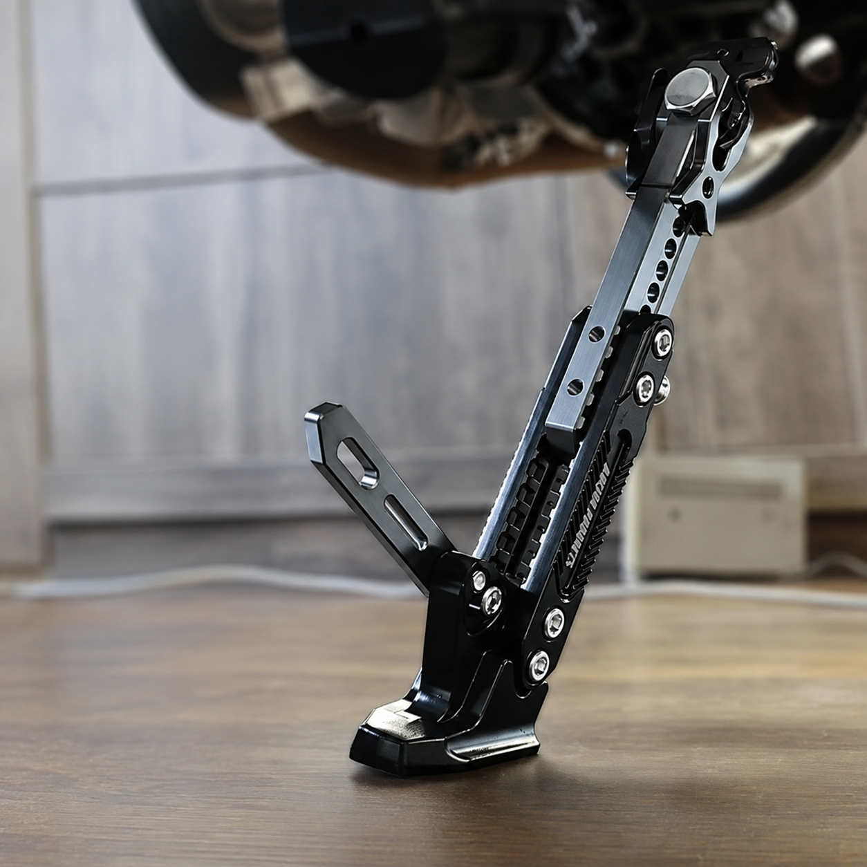 MotoStand™ - Ρυθμιζόμενο Πλαϊνό Σταντ για Μοτοσικλέτες και Σκούτερ