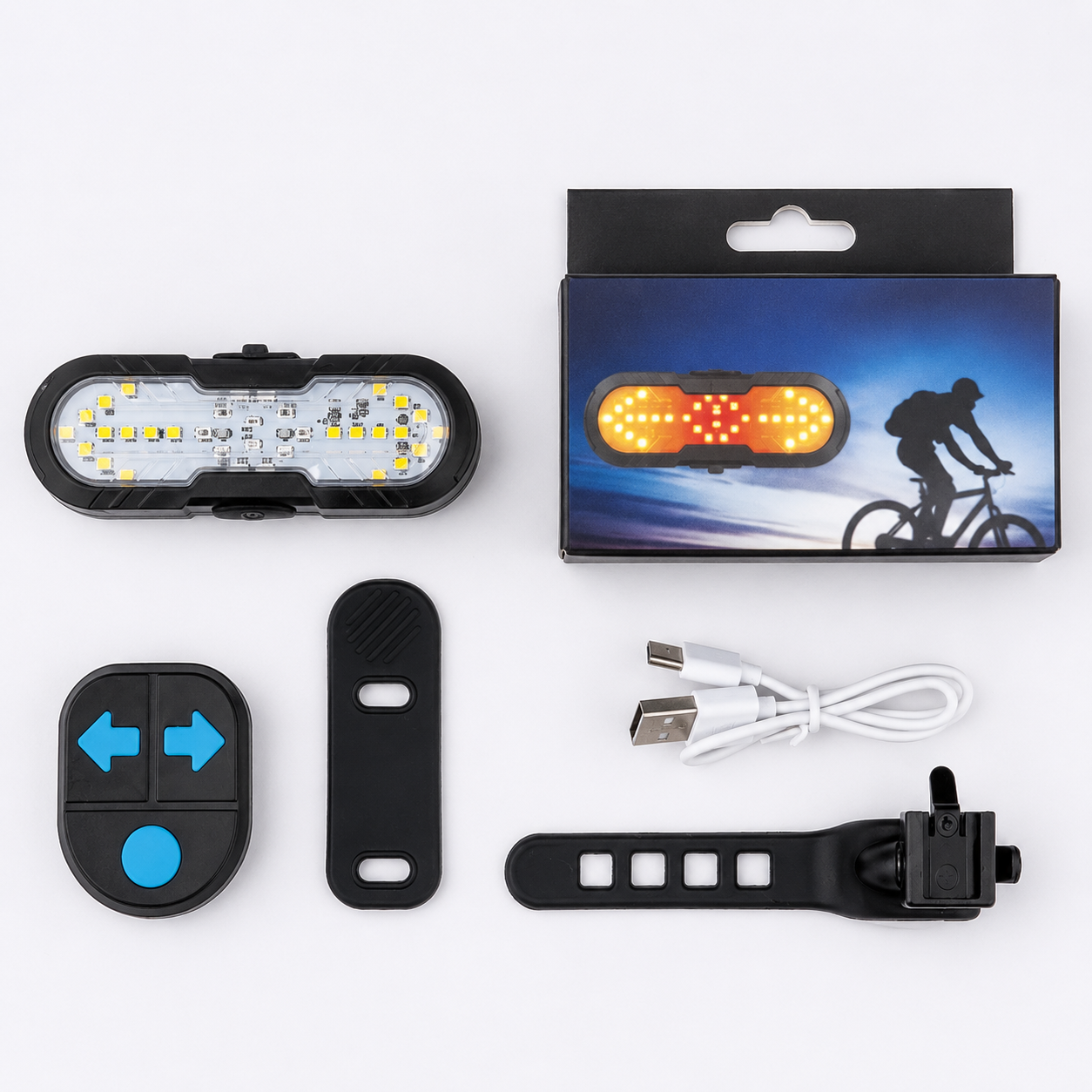SignalRide™ - Πίσω Φως LED με Φλας και Τηλεχειριστήριο για Ποδήλατο και Πατίνι