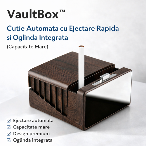 VaultBox™ – Αυτόματο κιβώτιο με γρήγορη εξαγωγή και ενσωματωμένο καθρέφτη