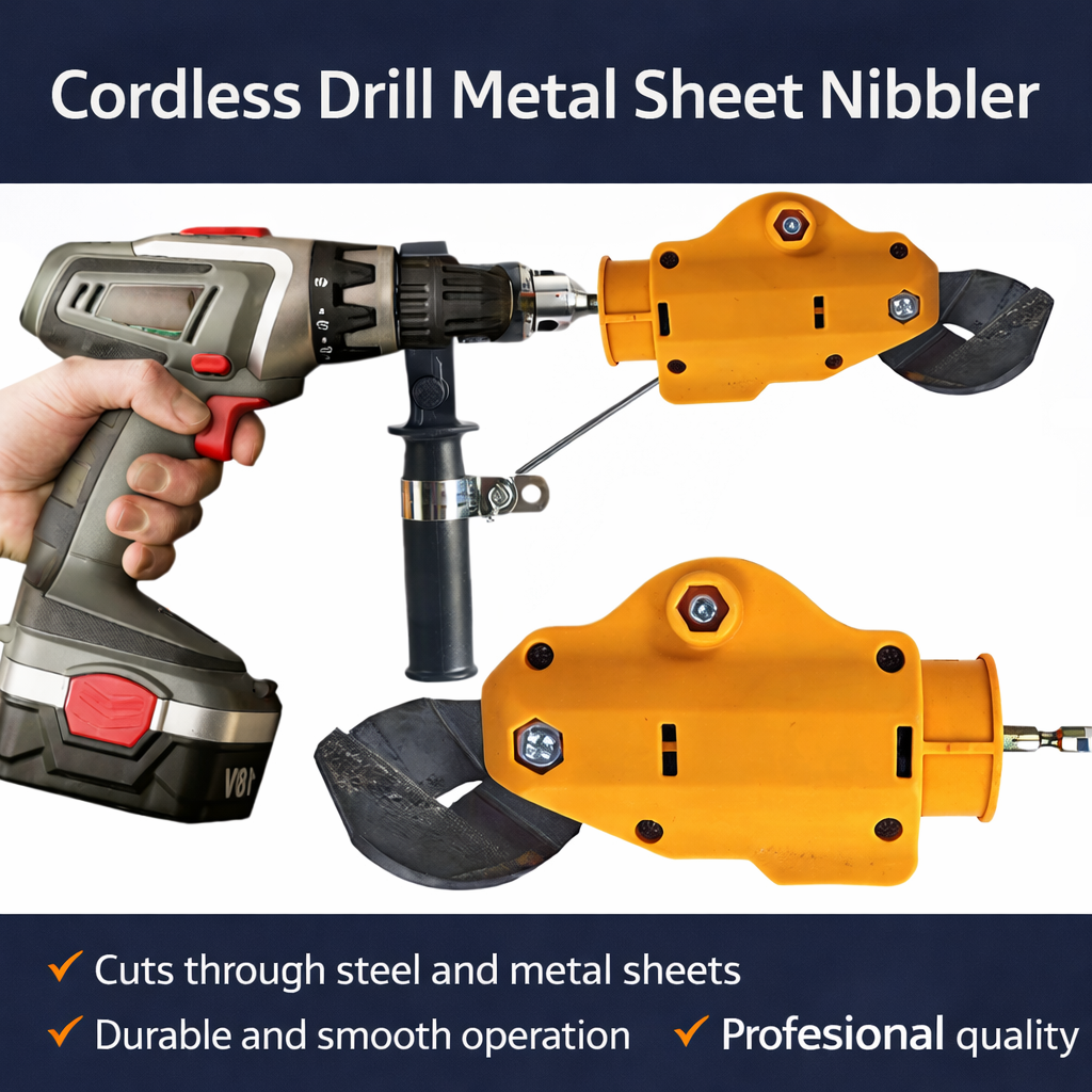 CutPro Drill™ – Ηλεκτρικό ψαλίδι λαμαρίνας, προσάρτημα τρυπανιού