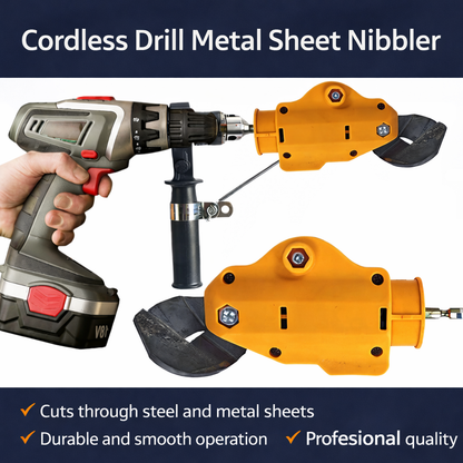 CutPro Drill™ – Ηλεκτρικό ψαλίδι λαμαρίνας, προσάρτημα τρυπανιού