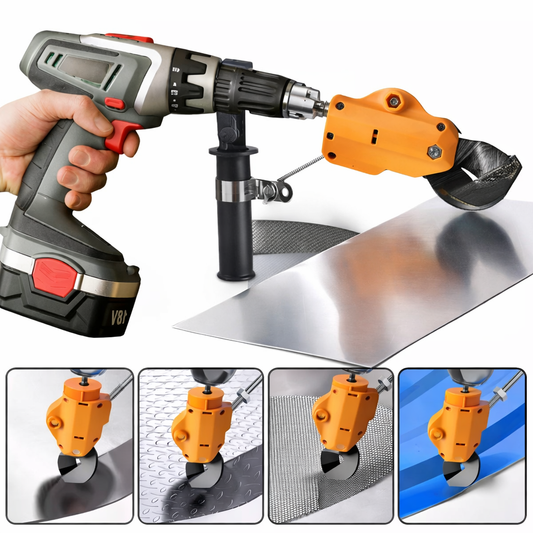 CutPro Drill™ – Ηλεκτρικό ψαλίδι λαμαρίνας, προσάρτημα τρυπανιού