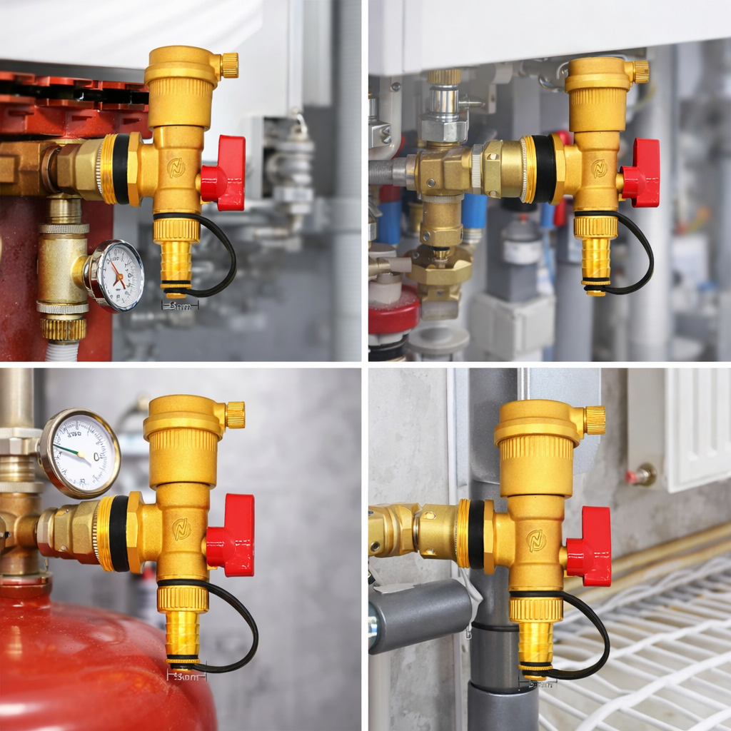 ThermoDrain Pro™ – Αυτόματη βαλβίδα εξαερισμού και αποστράγγισης για θερμικές εγκαταστάσεις (1")