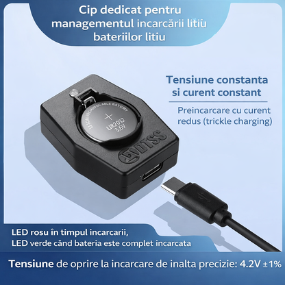 CoinCharge™ – Έξυπνος φορτιστής USB για μπαταρίες κουμπιού LIR