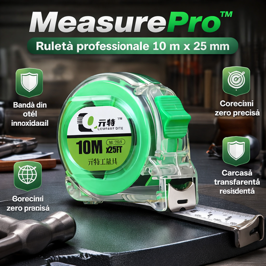 MeasurePro™ – Επαγγελματική μεζούρα 10 m x 25 mm