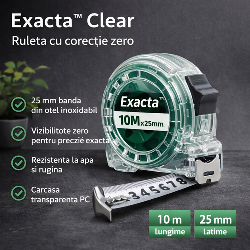 Exacta™ Clear – Ρουλέτα με μηδενική διόρθωση