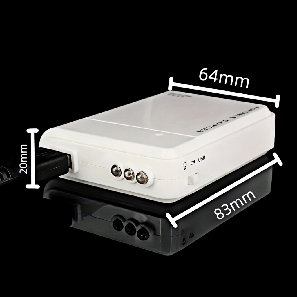 PowerCell™ – Φορτιστής έκτακτης ανάγκης μπαταρίας AA με USB και LED