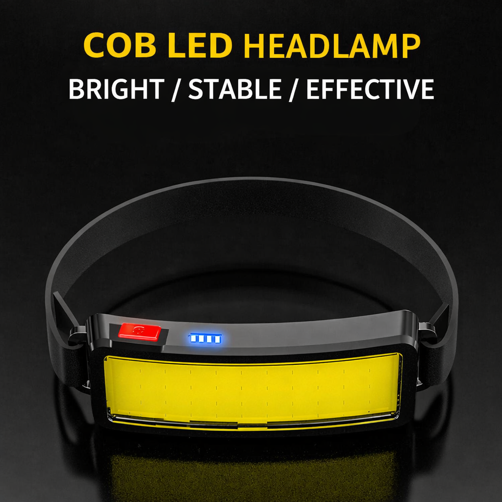 LumiBand™ - Επαναφορτιζόμενος προβολέας COB USB με ευρεία δέσμη