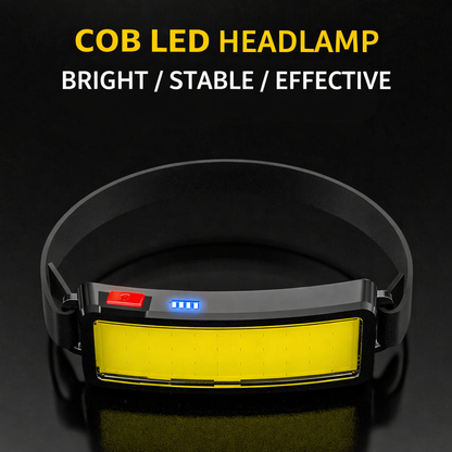 LumiBand™ - Επαναφορτιζόμενος προβολέας COB USB με ευρεία δέσμη