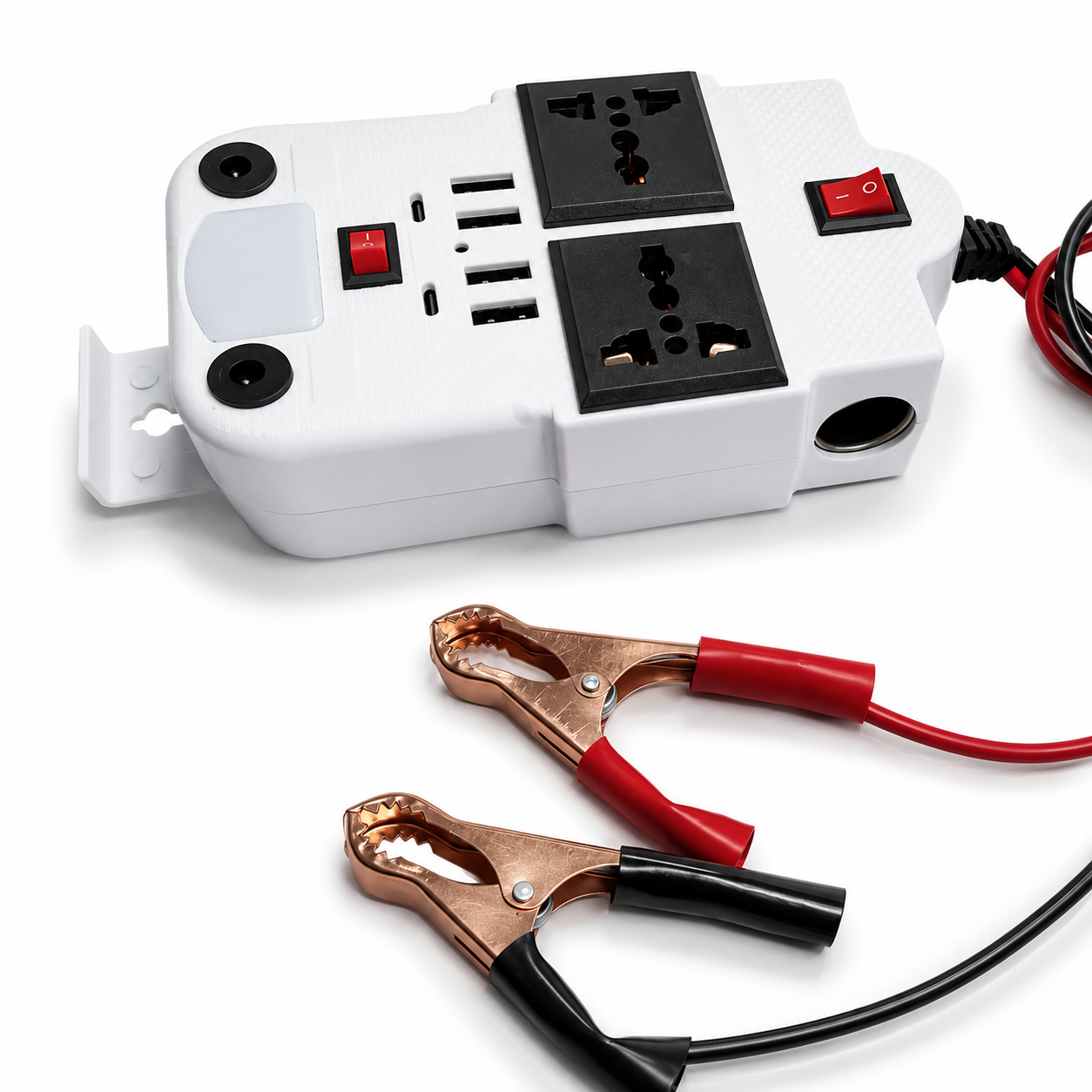 Powerix™ – Έξυπνος Μετατροπέας Αυτοκινήτου 300W με 4 USB και 2 Θύρες PD