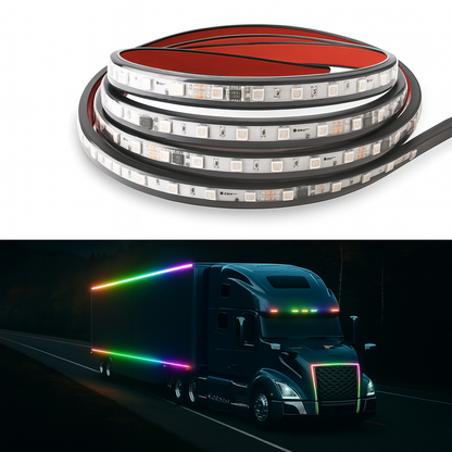 🔥ΠΡΟΣΦΟΡΑ 1+1🔥LED Φωτεινή Ταινία για Φορτηγό (1 μέτρο)