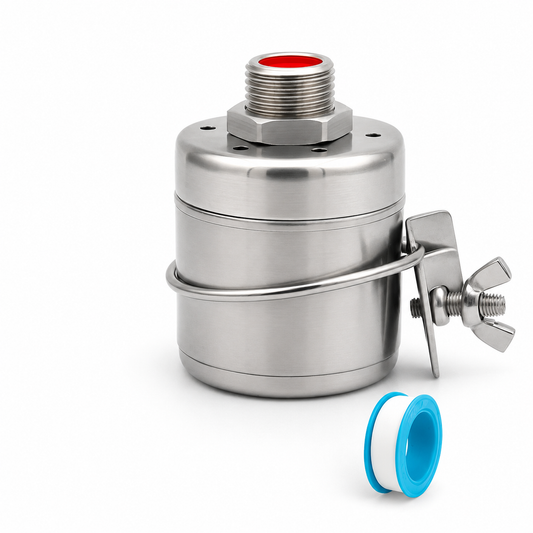 FloatValve™ – Βαλβίδα με πλωτήρα από ανοξείδωτο + σύστημα στερέωσης