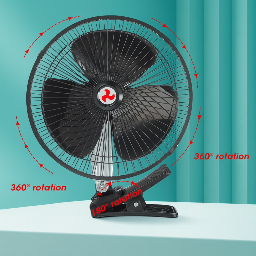 Aerovent™ - Ανεμιστήρας με στήριξη τύπου σφιγκτήρα (8")