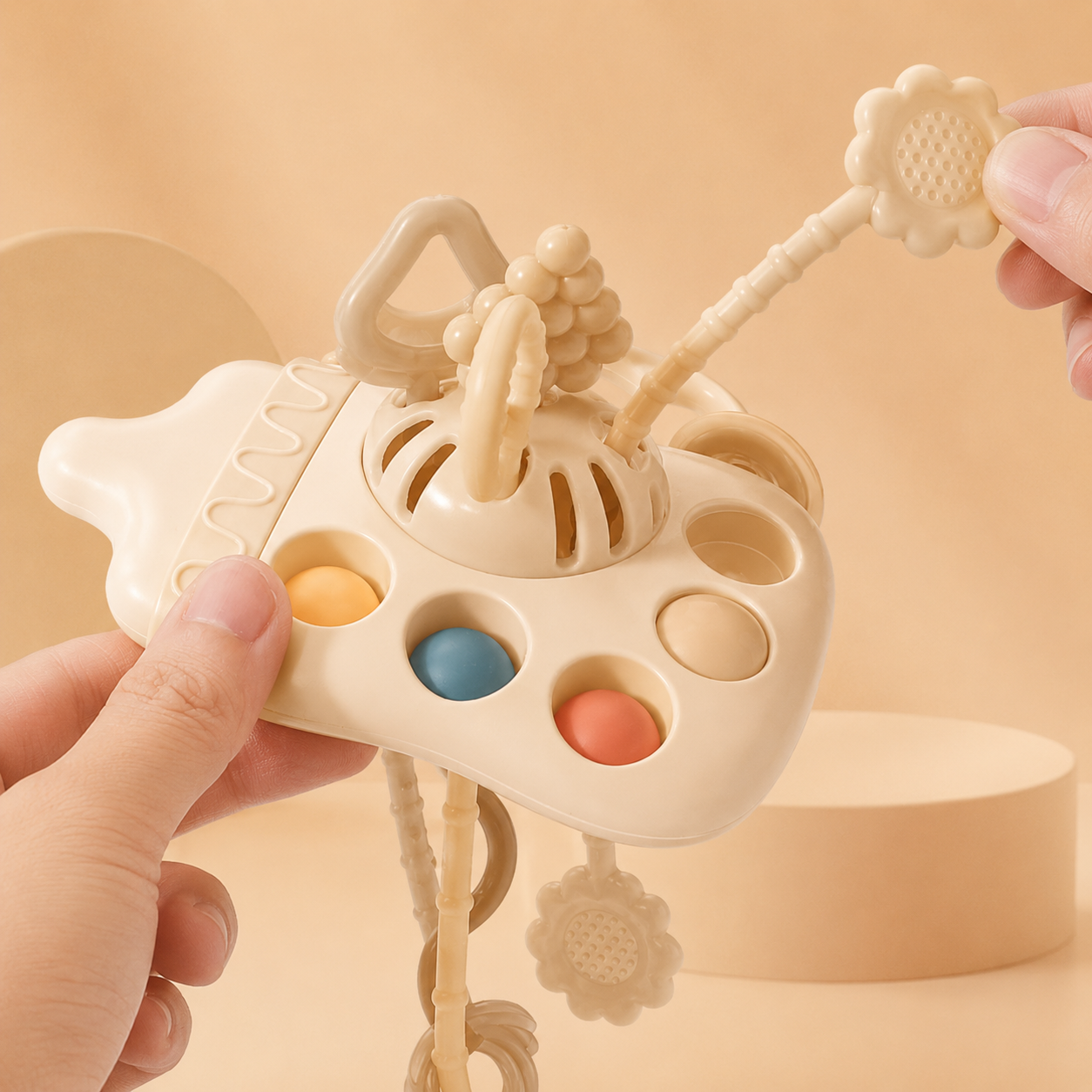 SensoryBottle™ – Αισθητηριακό Παιχνίδι Montessori 6 σε 1 για Βρέφη
