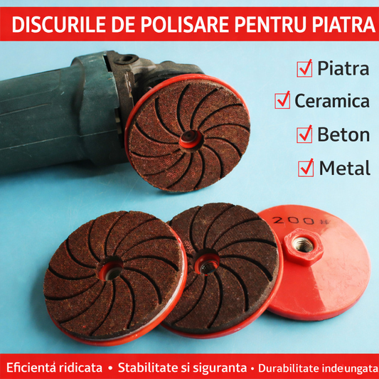 Polix™ – Σετ 3 επαγγελματικών δίσκων για λείανση και γυάλισμα (50/100/200)