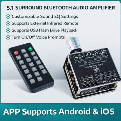 Ampify™ – Ενισχυτής ήχου Bluetooth 100W (50W + 50W)