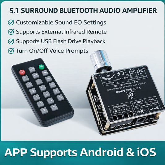 Ampify™ – Ενισχυτής ήχου Bluetooth 100W (50W + 50W)