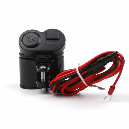 PowerMount™ - Φορτιστής USB + Υποδοχή αναπτήρα για τιμόνι