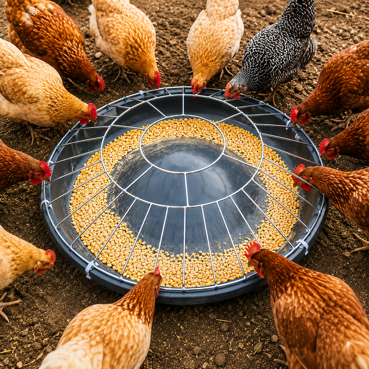 FeedSafe™ - Πλήρης ατσάλινος τροφοδότης πουλιών