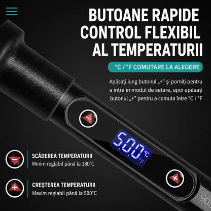 Solderix™ - Σταθμός συγκόλλησης με ρύθμιση θερμοκρασίας - 80W