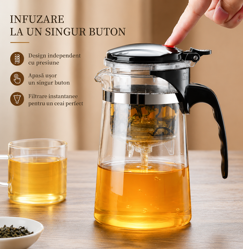 TeaPress™ 750 – Τσαγιέρα με κωνικό φίλτρο, απευθείας πρεσάρισμα