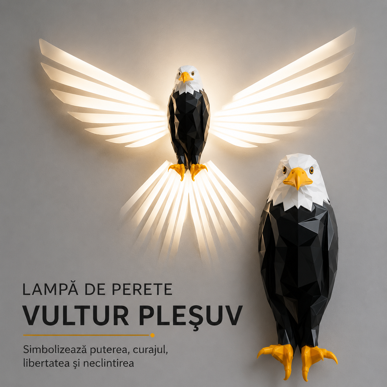 EagleLux™ – Διακοσμητικό φωτιστικό LED περιβάλλοντος, Eagle Design