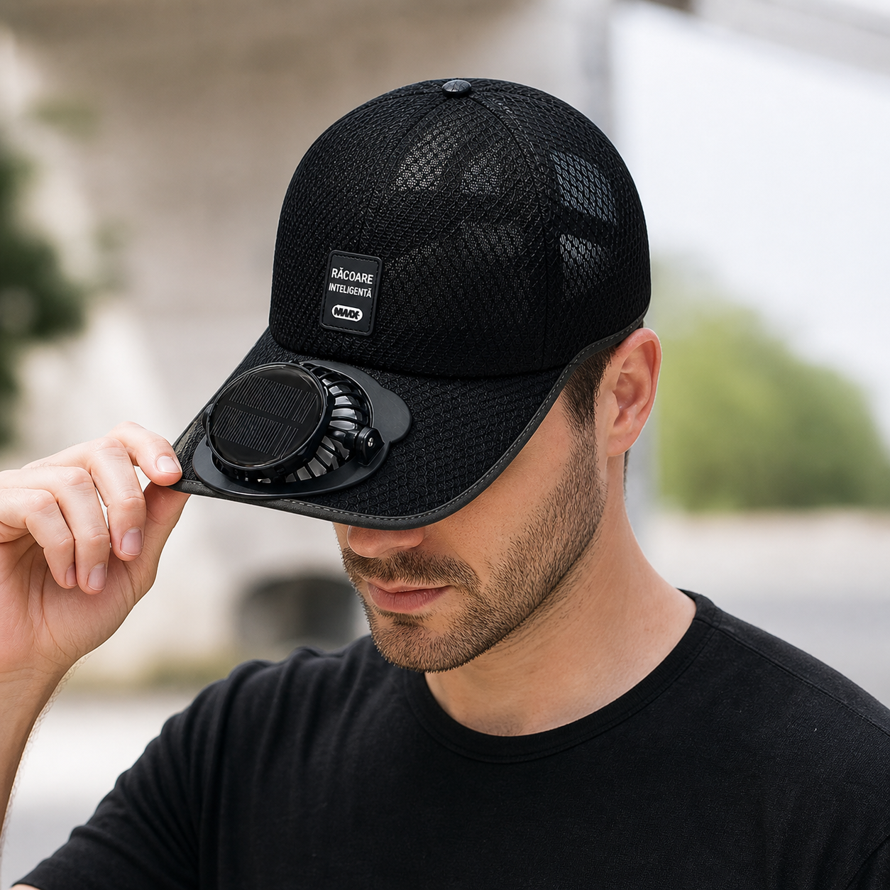 AeroCap™ – Καπέλο με Ενσωματωμένο Ανεμιστήρα και Προστασία UV