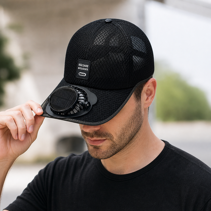 AeroCap™ – Καπέλο με Ενσωματωμένο Ανεμιστήρα και Προστασία UV