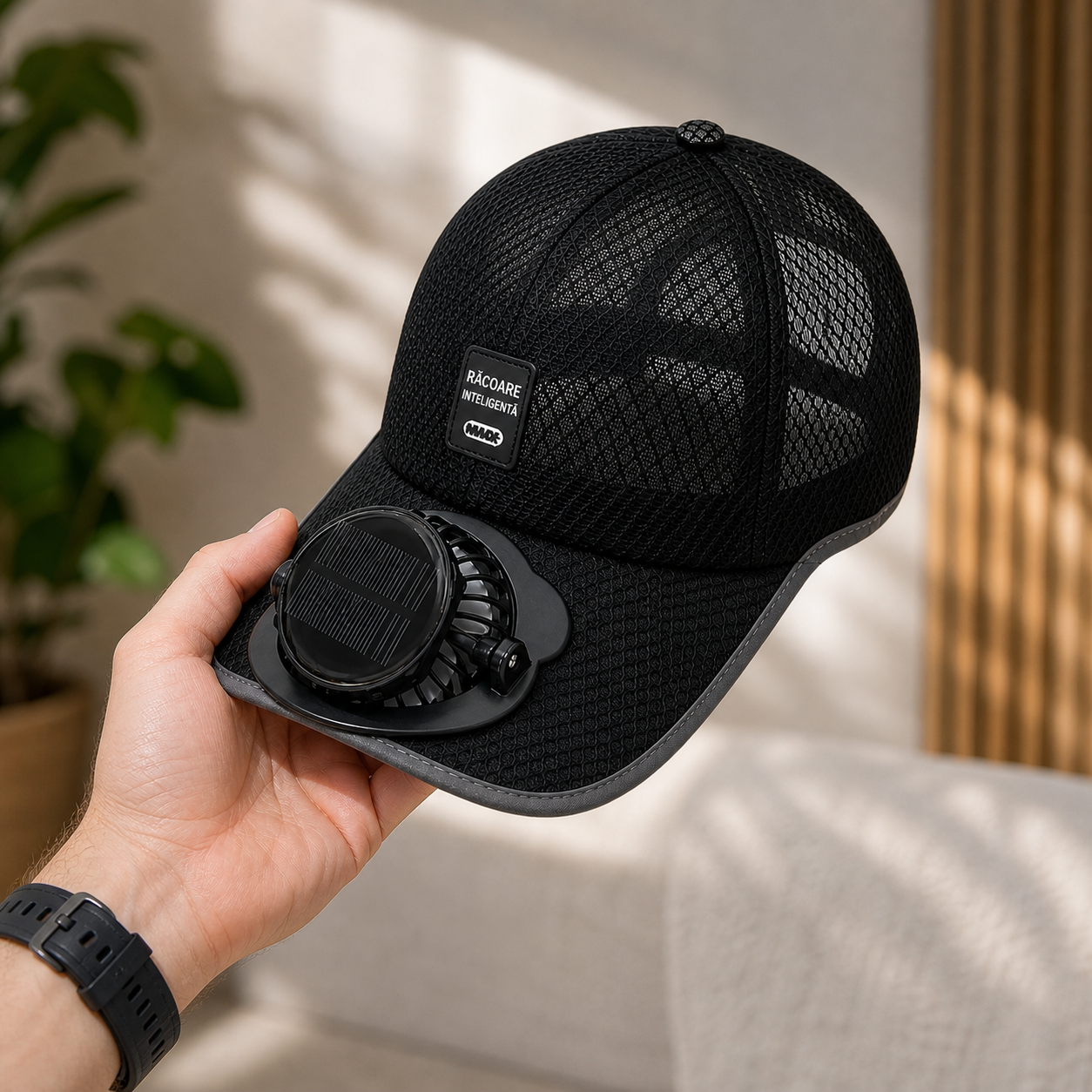 AeroCap™ – Καπέλο με Ενσωματωμένο Ανεμιστήρα και Προστασία UV
