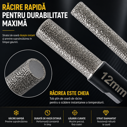 DrillX Pro™ – Σετ Διαμαντοτρύπανων για Γωνιακό Τροχό (6/8/10/12 mm)