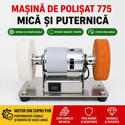 GrindPro 775™ – Μίνι Ηλεκτρικός Δίδυμος Τροχός με Ρύθμιση Ταχύτητας