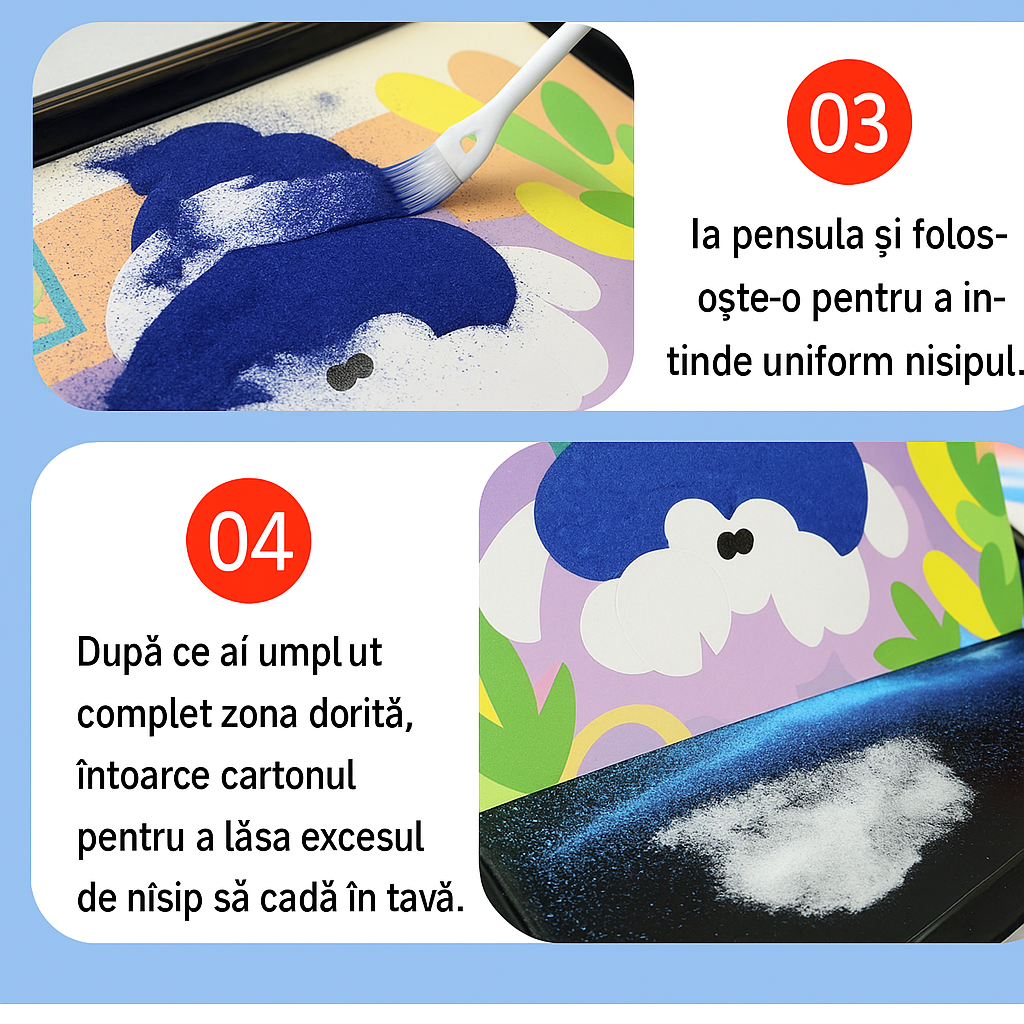 ColorArt™ – Δημιουργικό Σετ ζωγραφικής με άμμο για παιδιά (3–6 ετών)