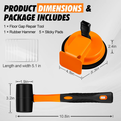 Regrip™ - Βεντούζα για ευθυγράμμιση και επισκευή αρμών για παρκέ