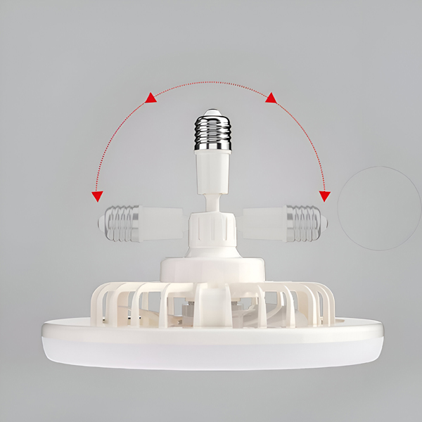 LUMIFAN™  Ανεμιστήρας οροφής με ντουί, φωτισμό LED και τηλεχειριστήριο