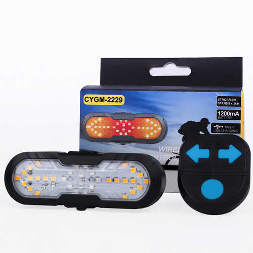 SignalRide™ - Πίσω Φως LED με Φλας και Τηλεχειριστήριο για Ποδήλατο και Πατίνι