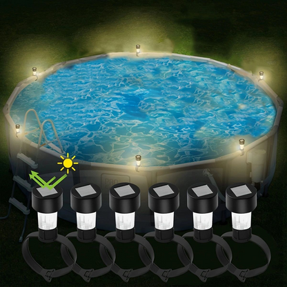 SolarGlow™ - Μίνι ηλιακοί λαμπτήρες για φράχτη και κήπο (Σετ 5 τεμαχίων)