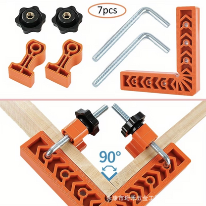 CornerFix™ - Σετ 90° για Ευθυγράμμιση και Στερέωση Ξύλινων Γωνιών (12 Τεμάχια)