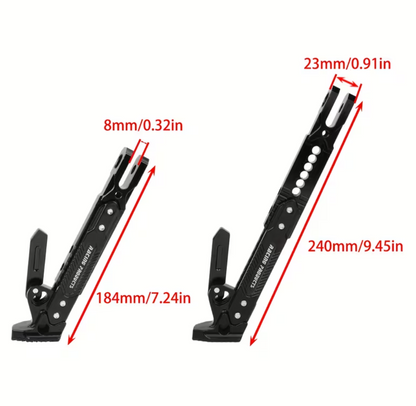 MotoStand™ - Ρυθμιζόμενο Πλαϊνό Σταντ για Μοτοσικλέτες και Σκούτερ