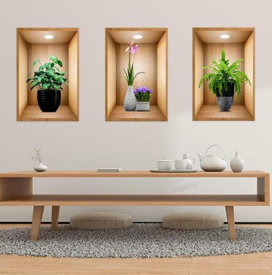 Σετ Artzura™ 3 3d Πίνακες Τοίχου (40x60cm)