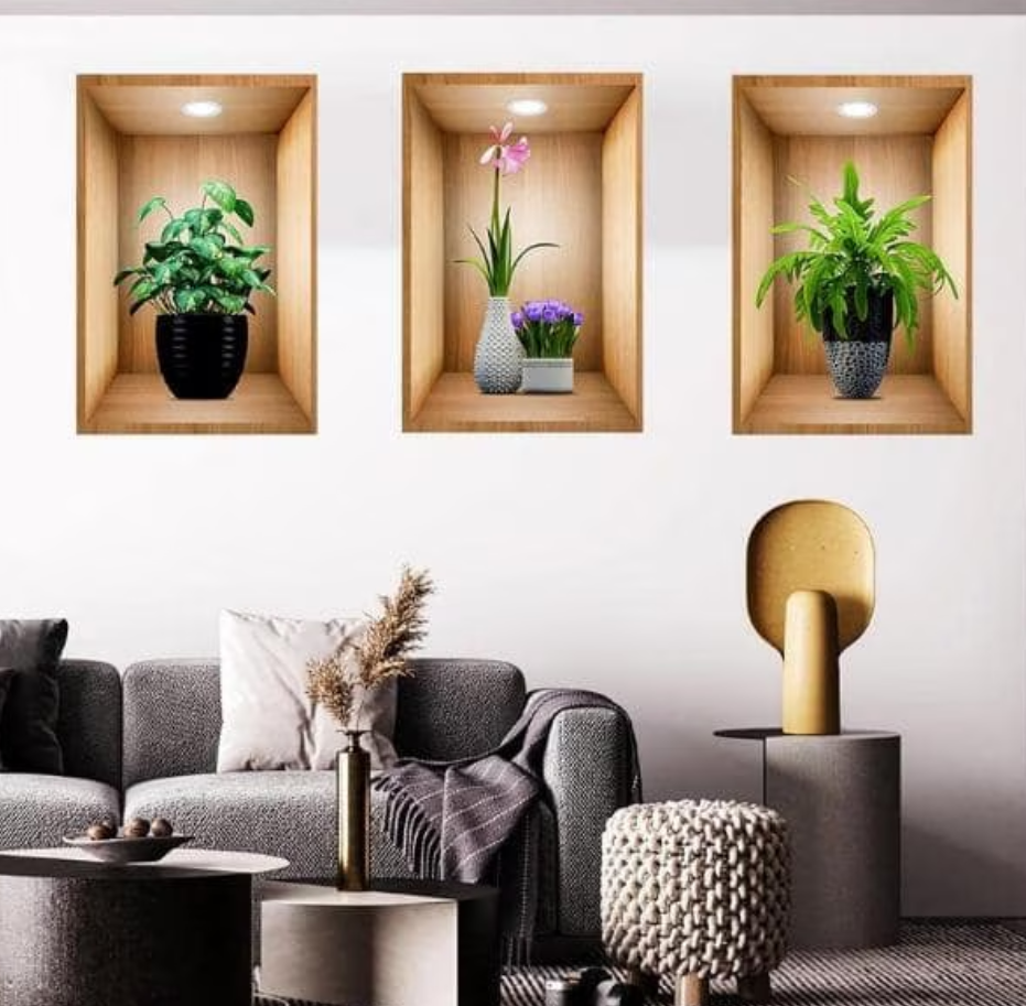 Σετ Artzura™ 3 3d Πίνακες Τοίχου (40x60cm)