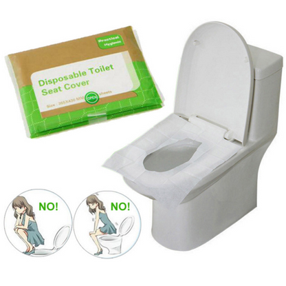 CleanSit™ – Υγιεινό κάλυμμα τουαλέτας μιας χρήσης (σετ 50 τεμαχίων)