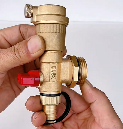 ThermoDrain Pro™ – Αυτόματη βαλβίδα εξαερισμού και αποστράγγισης για θερμικές εγκαταστάσεις (1")