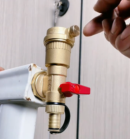 ThermoDrain Pro™ – Αυτόματη βαλβίδα εξαερισμού και αποστράγγισης για θερμικές εγκαταστάσεις (1")