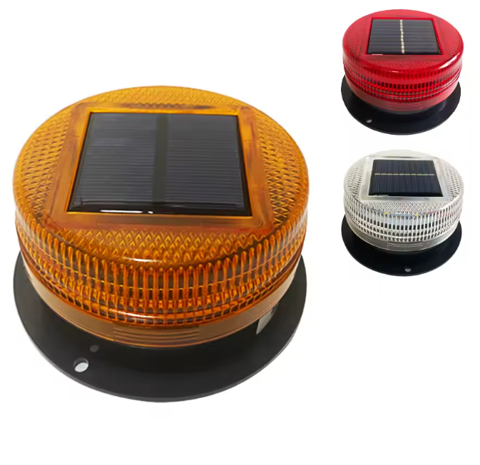 FlashSolar™ – Ηλιακός φωτεινός προειδοποιητικός φανός LED με αναβοσβήσιμο φως