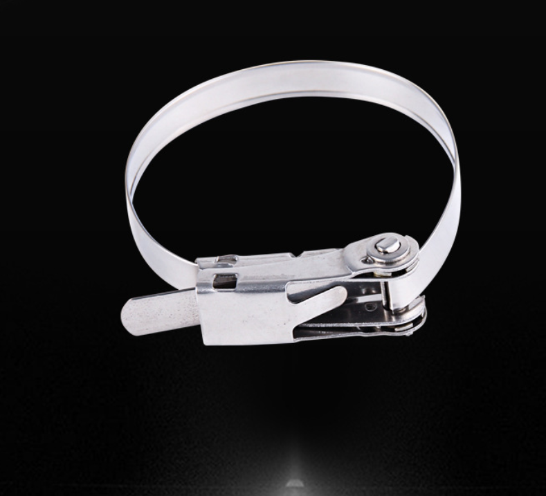 SteelZip™ - Ρυθμιζόμενο κολάρο από ανοξείδωτο χάλυβα για γερά στερέωση (5 τεμάχια)